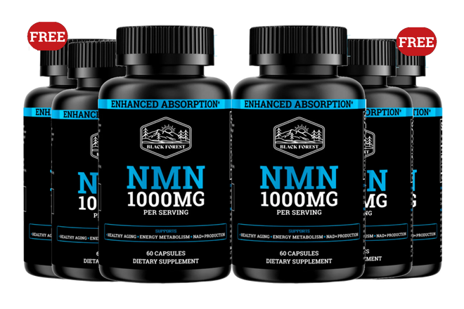 NMN Enhanced with BioPerine® for 3X (BUY 4 GET 2 FREE)