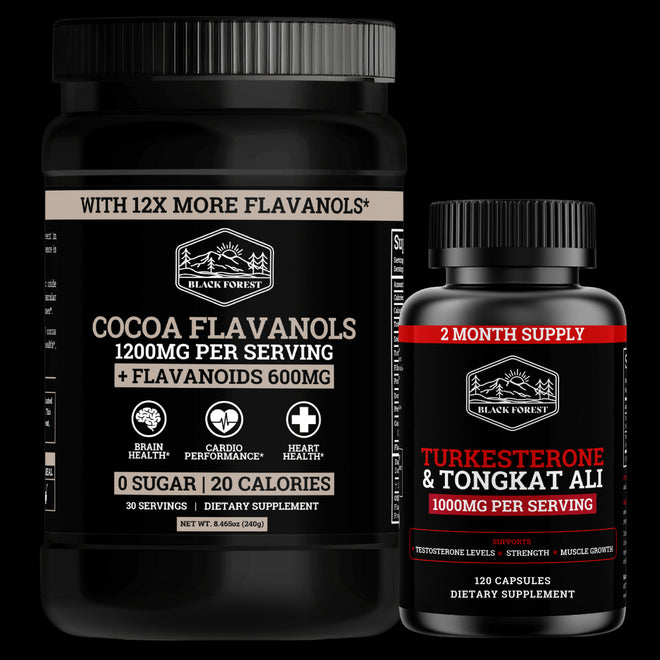 Cocoa Flavanols with Turkesterone & Tongkat Ali Bundle