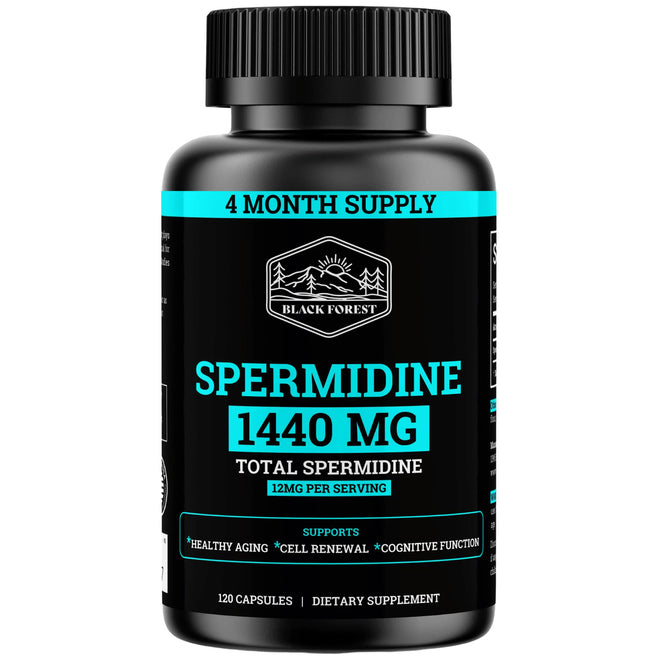 Spermidine 1440MG | 12MG Per Capsule | 4 Month Supply