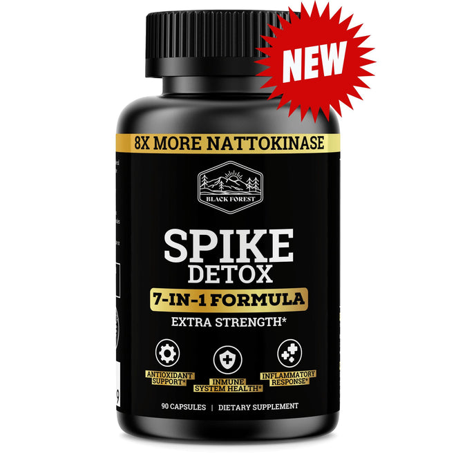 Spike Detox 7-in-1 Formula | 8X More Nattokinase | Extra Strength