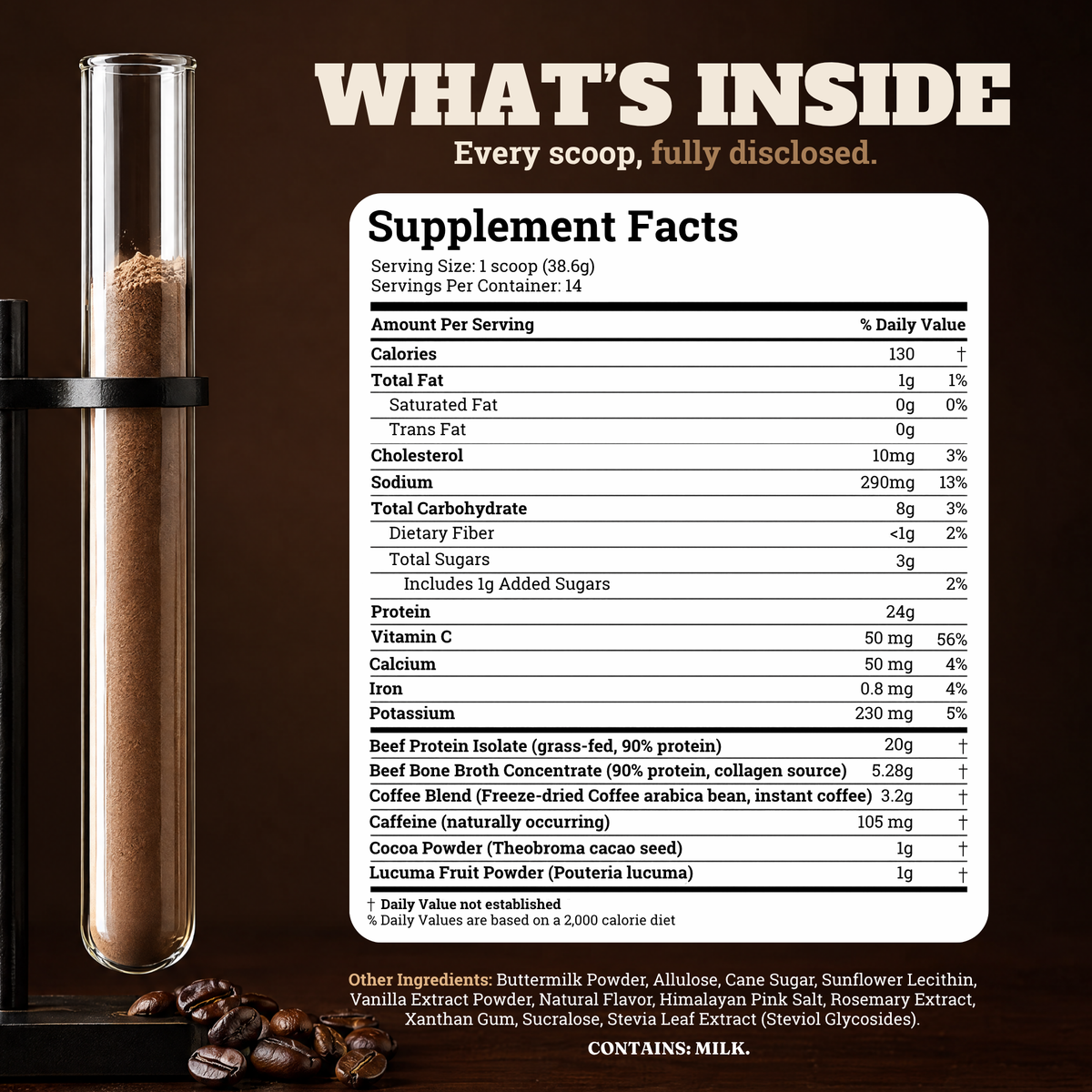 Ancestral Beef Protein Coffee