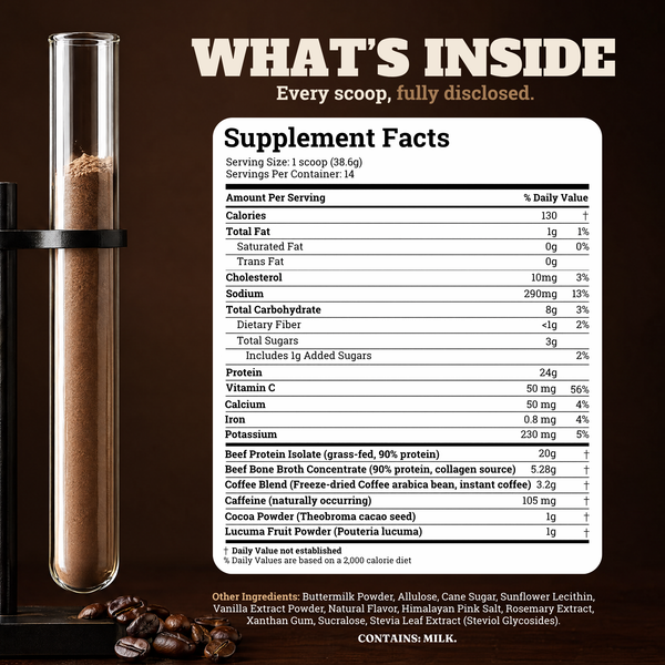 Ancestral Beef Protein Coffee