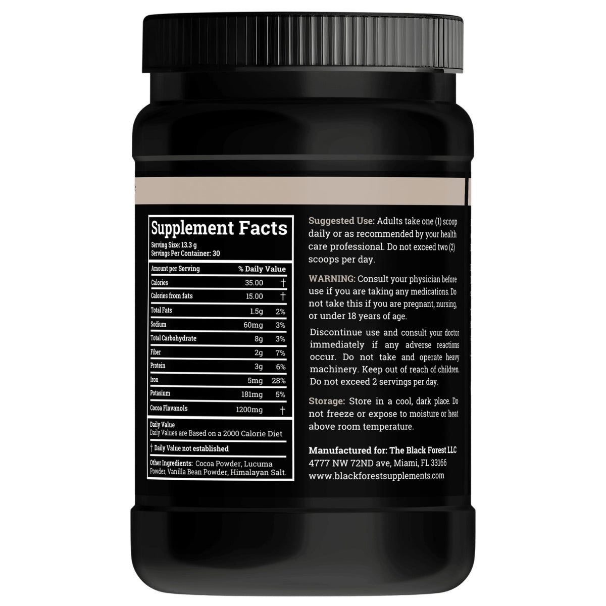 Cocoa Flavanols 1200MG | 12X Stronger than Regular Cocoa...