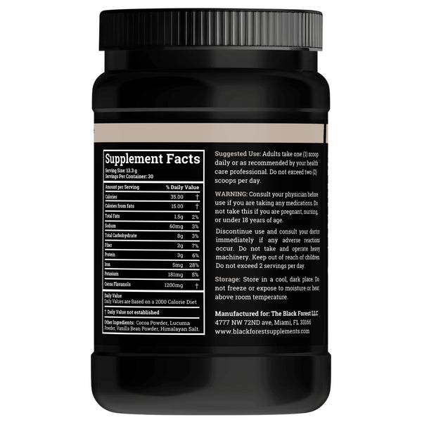 Cocoa Flavanols 1200MG | 12X Stronger than Regular Cocoa...