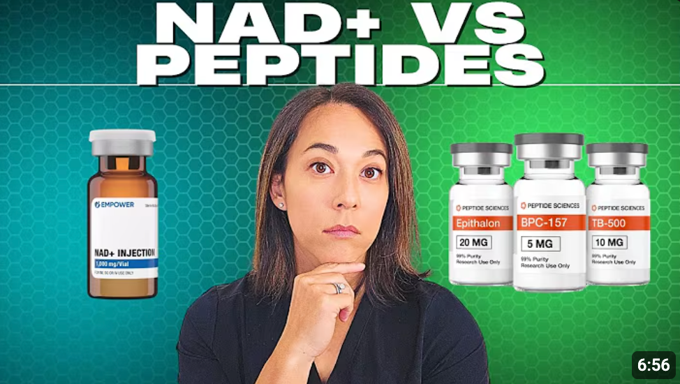 Load video: NAD+ vs Peptides