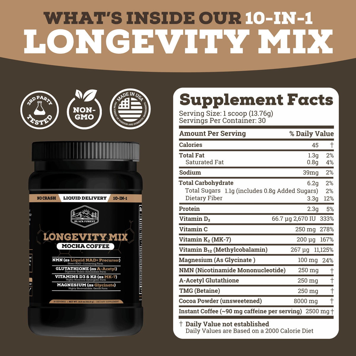 Longevity Coffee (10-In-1)