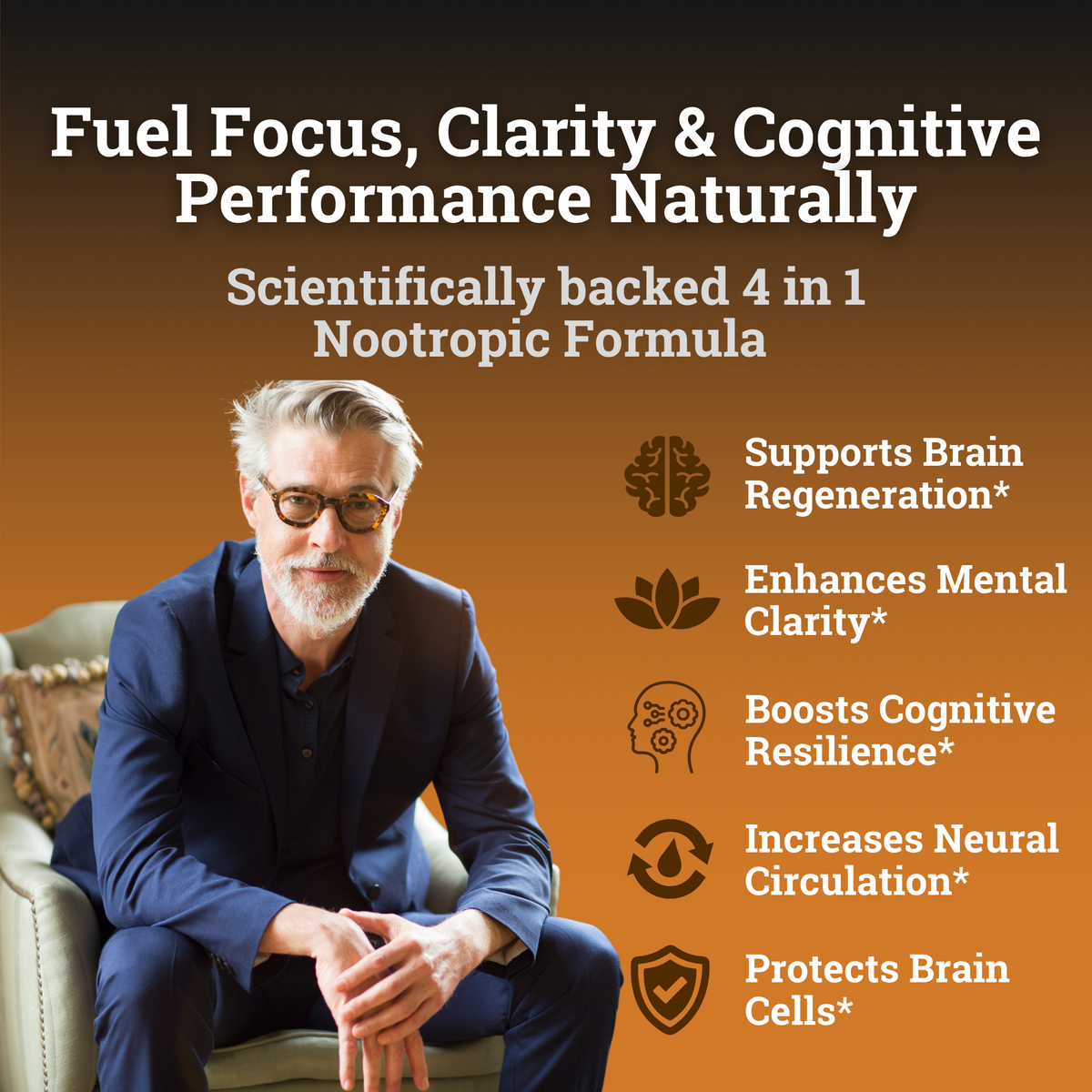 Natural Brain Brain Complex (4-IN-1 Natural Nootropic) – Black Forest