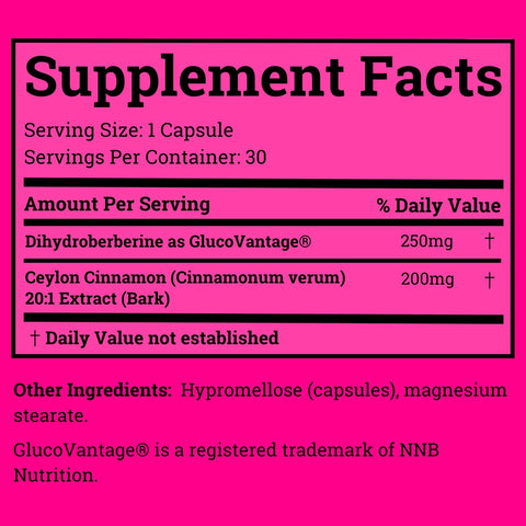 5x Berberine™ (Dihydroberberine) Enhanced with Ceylon Cinnamon