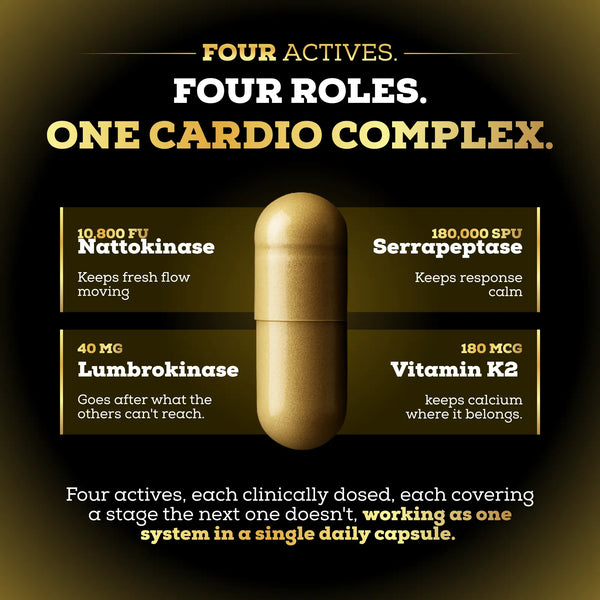 Nattokinase 4-in-1 Cardio Complex 10,800 FU