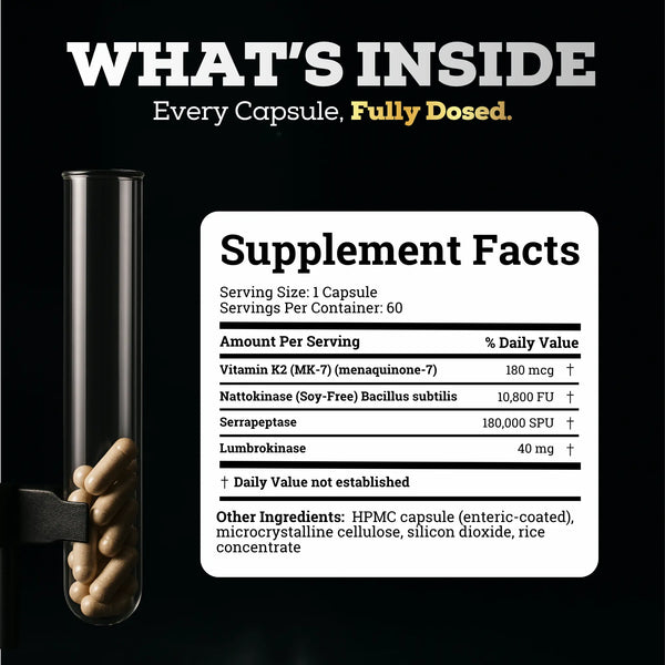 Nattokinase 4-in-1 Cardio Complex 10,800 FU